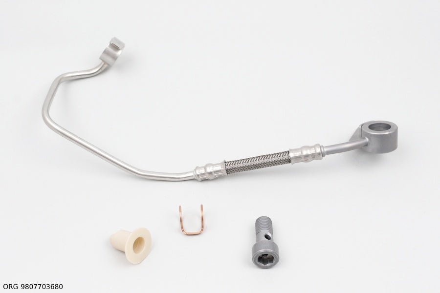 Conduite de lubrification de turbocompresseur d’origine PSA véhicules Citroën/Peugeot/Fiat 9807703680 - vue 2