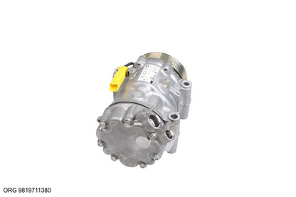 Compresseur de climatisation d’origine PSA Citroën/Peugeot 2.0-2.2BlueHDi BOXER – OEM 9819711380 – vue 3