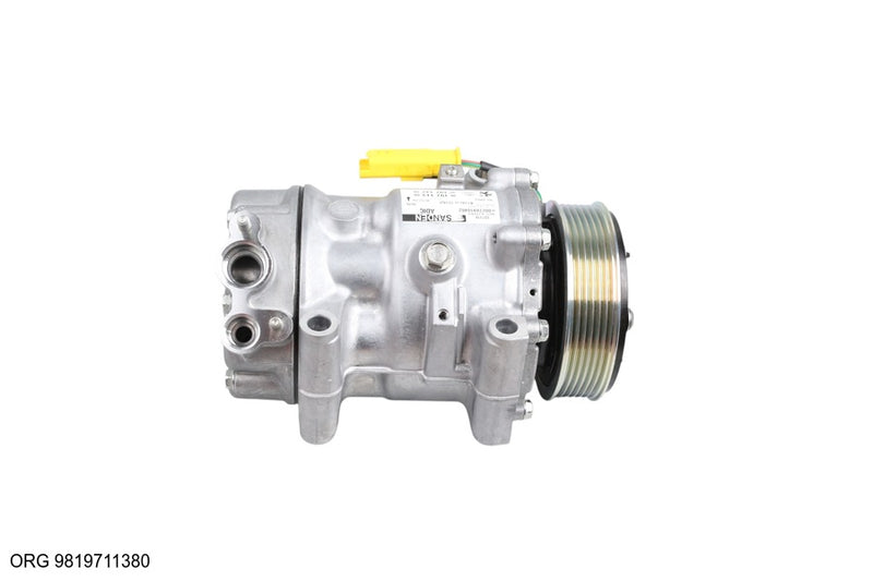 Compresseur de climatisation d’origine PSA Citroën/Peugeot 2.0-2.2BlueHDi BOXER – OEM 9819711380 – vue 4
