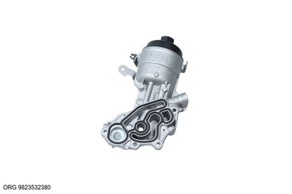 Boîtier de filtre à huile d’origine PSA Citroën/Peugeot 1.5BlueHDi complet – OEM 9823532380 – vue 1