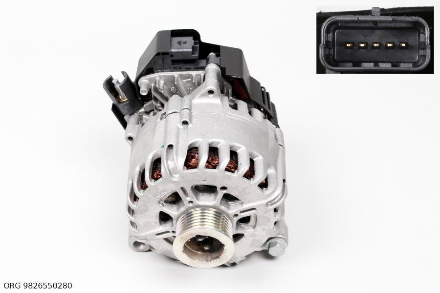 Alternateur d’origine PSA Citroën/Peugeot 2.0BLUEHDI S&S 210A – OEM 9826550280 – vue 1