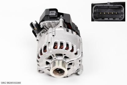 Alternateur d’origine PSA Citroën/Peugeot 2.0BLUEHDI S&S 210A – OEM 9826550280 – vue 1