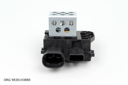 Résistance de ventilateur de radiateur d’origine PSA OPORNICA W.CHŁ C/P PRZEK. 0.4 OB – OEM 9830143880 – vue 1