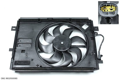 Ventilateur de radiateur d’origine PSA WENTYLATOR CHŁ.C BER 18- Z TUNELEM 140W – OEM 9832930080 – vue 1