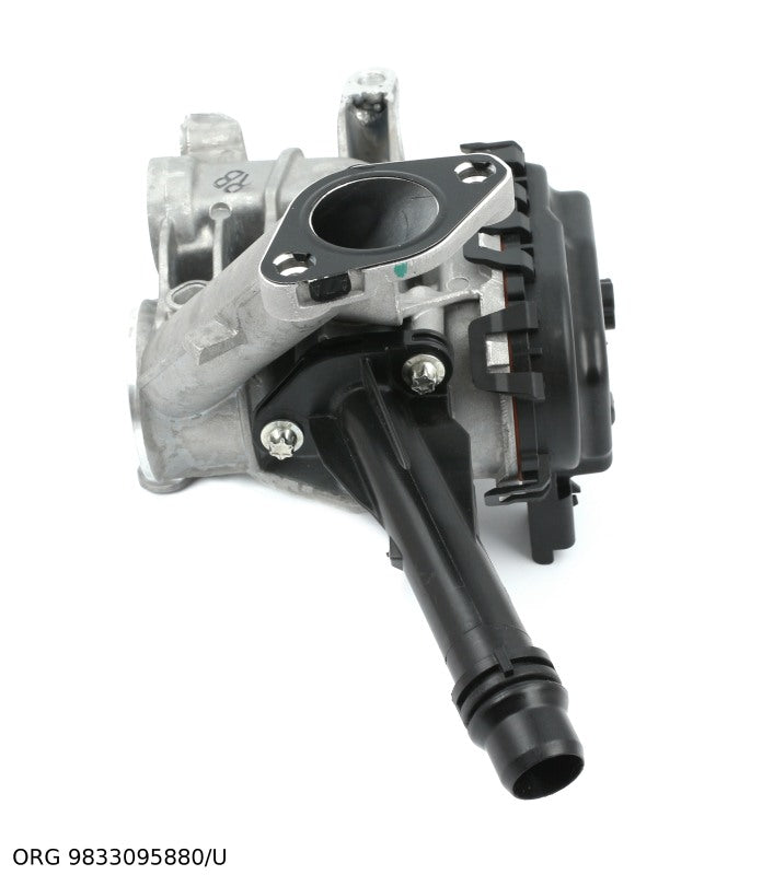Vanne EGR d’origine PSA Citroën/Peugeot 1.6BLUEHDI avec échangeur – OEM 9833095880/U – vue 2