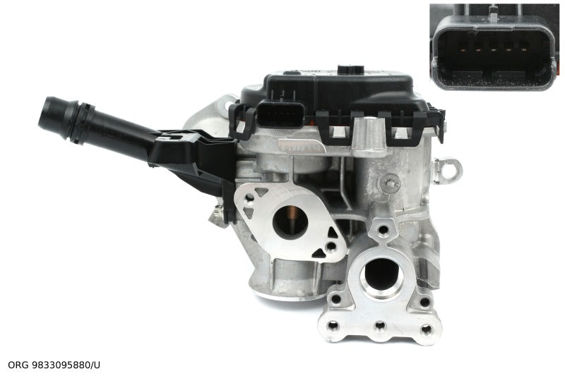 Vanne EGR d’origine PSA Citroën/Peugeot 1.6BLUEHDI avec échangeur – OEM 9833095880/U – vue 5