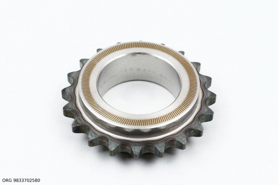 Pignon de vilebrequin d’origine PSA KOLO WAŁU ZEB. C/P 1.4-1.6 16V EP – OEM 9833702580 – vue 1