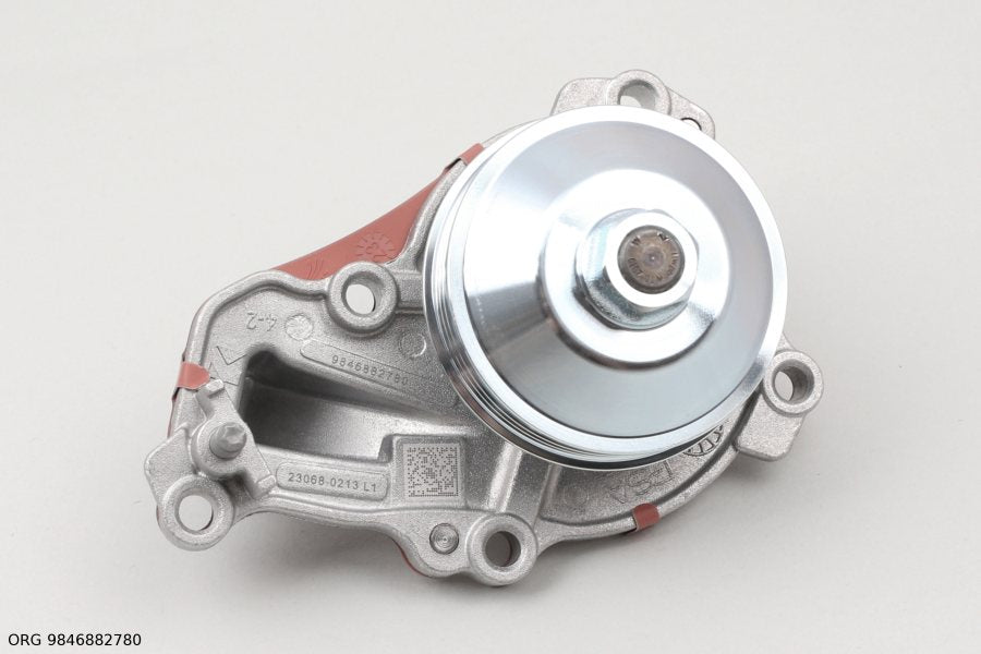 Pompe à eau d’origine PSA Citroën/Peugeot 1.0-1.2 12V EBO/EB2 – OEM 9846882780 – vue 3