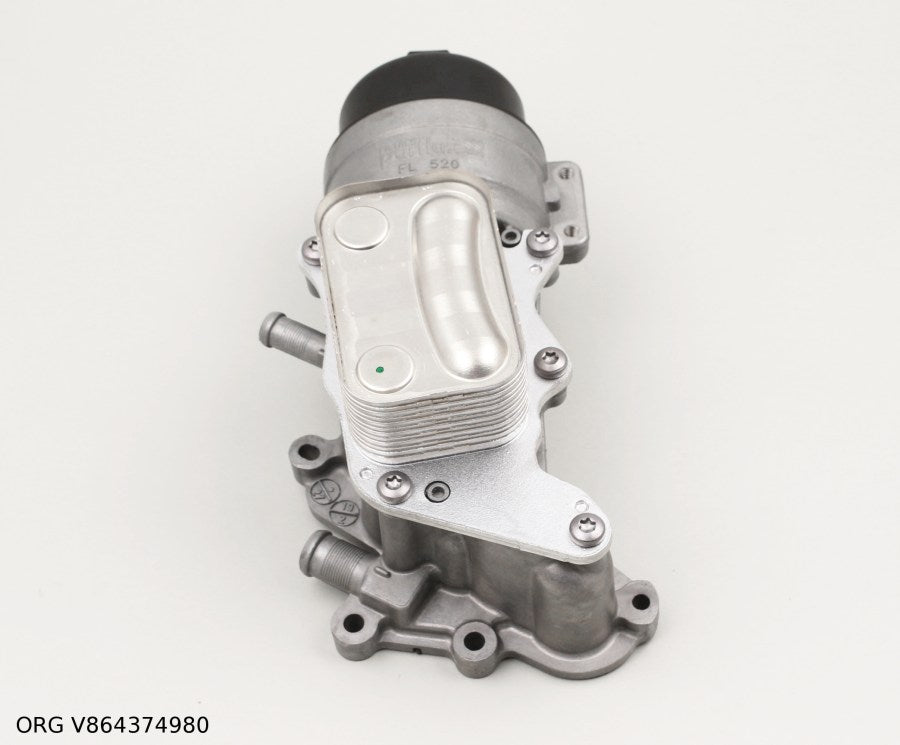 Boîtier de filtre à huile d’origine PSA Citroën/Peugeot 1.6 16V EP>PO – OEM V864374980 – vue 2