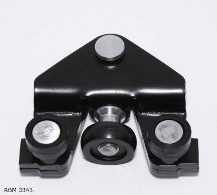 Galet de guidage de porte coulissante — Renault Trafic à partir de 2001, porte droite, position inférieure, sans bras — RBM 3343 — vue 2