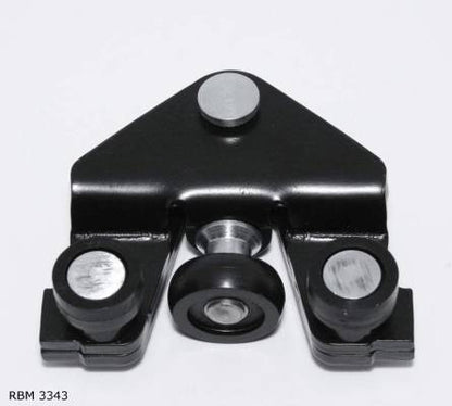 Galet de guidage de porte coulissante — Renault Trafic à partir de 2001, porte droite, position inférieure, sans bras — RBM 3343 — vue 2