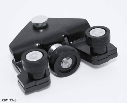 Galet de guidage de porte coulissante — Renault Trafic à partir de 2001, porte droite, position inférieure, sans bras — RBM 3343 — vue 1