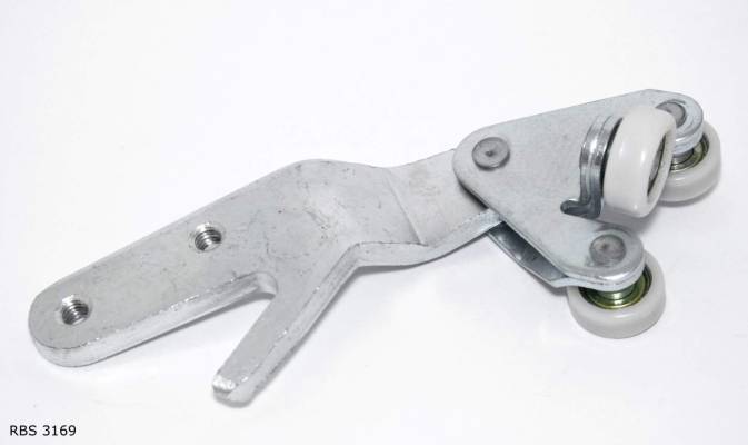 Galet de guidage de porte coulissante — Peugeot Boxer jusqu’à 2002, position inférieure, ensemble complet — RBS 3169 — vue 1