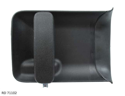 Poignée extérieure de porte — Peugeot Partner à partir de 1996, porte coulissante gauche, noir — RD 71102 — vue 1