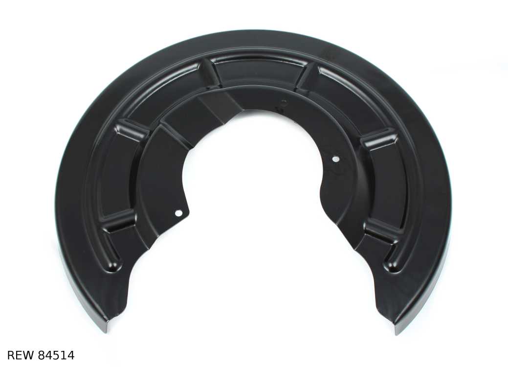 Tôle de protection de disque de frein — Renault Mégane à partir de 2002, arrière gauche — REW 84514 — vue 2