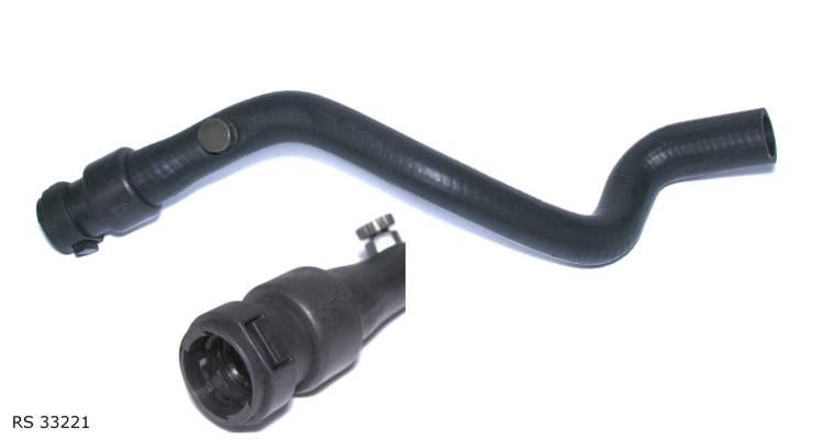 Durite de chauffage habitacle — Renault Laguna à partir de 2001, avec purgeur — RS 33221 — vue 1
