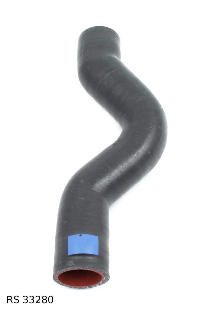 Durite de suralimentation — Renault Trafic 2.5 dCi à partir de 2006, liaison turbo–échangeur, côté échangeur — RS 33280 — vue 3