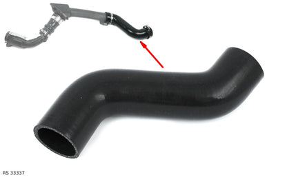 Durite de suralimentation — Renault Kangoo 1.5 dCi à partir de 2008, liaison turbo–échangeur, côté échangeur — RS 33337 — vue 1
