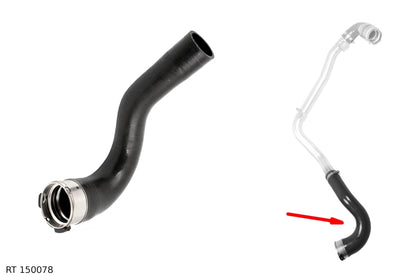 Durite d’air de suralimentation — Renault Master — 2.3 dCi — à partir de 2014 — biturbo, entre le turbo et l’échangeur — RT 150078 — vue 1