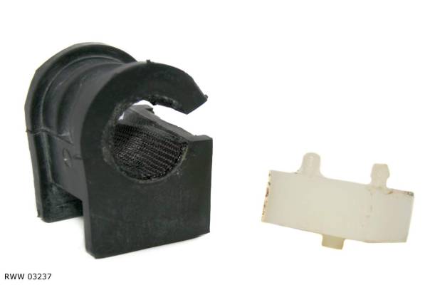 Silentbloc de barre stabilisatrice — Renault Laguna — 2001 à 2005 — avec pièce en plastique — RWW 03237 — vue 1