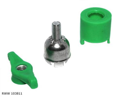 Cosse de batterie — Borne négative (−) — raccordement par cosse à œillet — RWW 103811 — vue 2