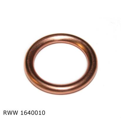 Joint de bouchon de vidange en cuivre — Diamètre 14 mm — cuivre — RWW 1640010 — vue 1