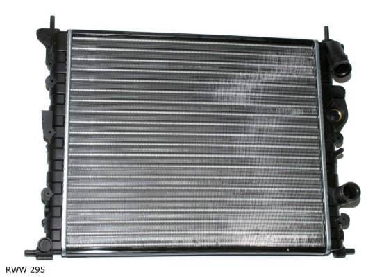 Radiateur de refroidissement moteur — Renault Mégane jusqu’à 2002 / Clio II / Kangoo — sans climatisation — RWW 295 — vue 1