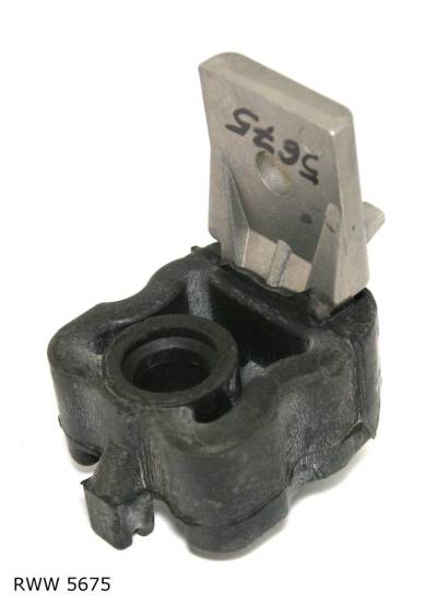 Support de suspension d’échappement — Renault Clio II — partie centrale de la ligne d’échappement — RWW 5675 — vue 3
