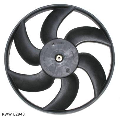 Hélice de ventilateur de refroidissement — Renault Clio / Kangoo — diamètre 298 mm — RWW E2943 — vue 1