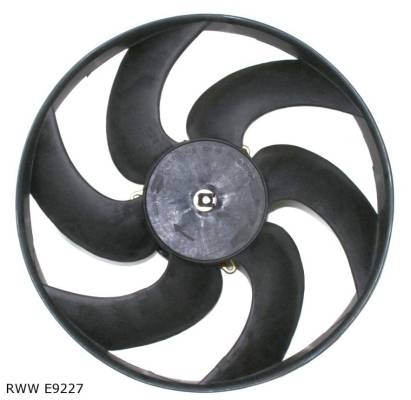 Ventilateur de refroidissement moteur — Renault 19 / Mégane / Clio — diamètre 380 mm — RWW E9227 — vue 1