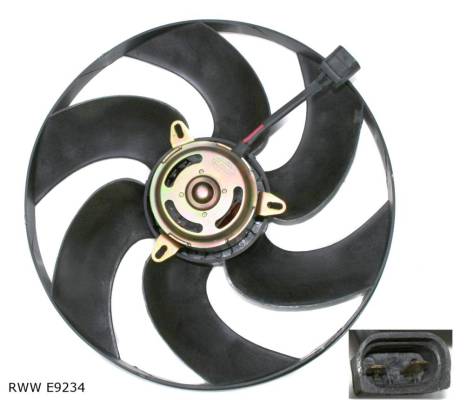 Ventilateur de refroidissement moteur — Renault 19 / Mégane / Clio — diamètre 380 mm — RWW E9234 — vue 2