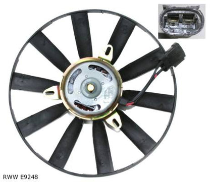 Ventilateur de refroidissement moteur — Renault 19 / Clio à partir de 1998 — diamètre 290 mm — RWW E9248 — vue 2