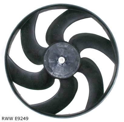 Ventilateur de refroidissement moteur — Renault 19 / Mégane / Clio — diamètre 380 mm — RWW E9249 — vue 1