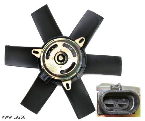 Ventilateur de refroidissement moteur — Peugeot Boxer — à partir de 1994 — petit modèle — diamètre 305 mm — RWW E9256 — vue 2