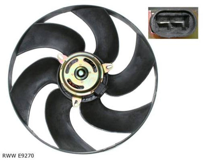 Ventilateur de refroidissement moteur — Renault 19 / Mégane / Clio — diamètre 380 mm — RWW E9270 — vue 2