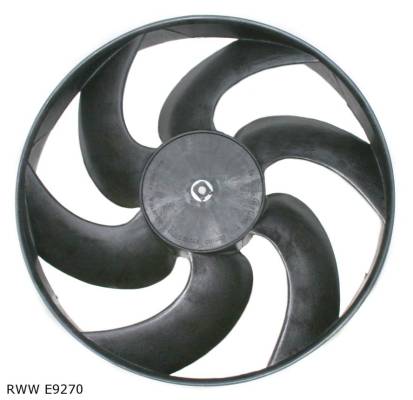 Ventilateur de refroidissement moteur — Renault 19 / Mégane / Clio — diamètre 380 mm — RWW E9270 — vue 1