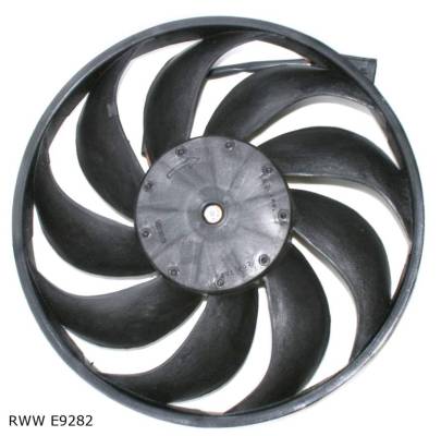 Ventilateur de refroidissement moteur — Peugeot 307 / Partner et Citroën C5 — diamètre 385 mm — sans support — RWW E9282 — vue 1
