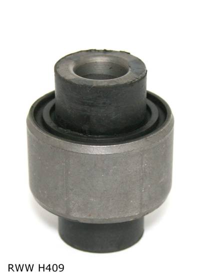 Silentbloc de bras de suspension — Peugeot 406 — arrière — côté porte-fusée — RWW H409 — vue 1