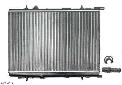 Radiateur de refroidissement moteur — Citroën Berlingo / Peugeot 206 / 307 — 1.9 D / 2.0 — montage universel à vérifier — RWW Y8333 — vue 2
