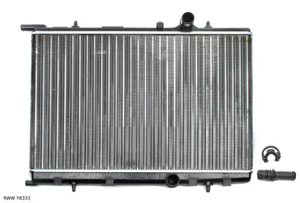 Radiateur de refroidissement moteur — Citroën Berlingo / Peugeot 206 / 307 — 1.9 D / 2.0 — montage universel à vérifier — RWW Y8333 — vue 1
