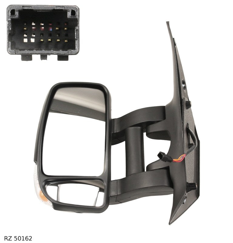 Rétroviseur extérieur — Renault Master — à partir de 2010 — côté gauche — bras long — ensemble — RZ 50162 — vue 1