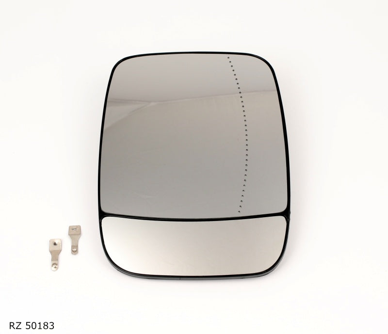 Glace de rétroviseur chauffante — Renault Trafic — à partir de 2014 — côté droit — chauffante, avec support — RZ 50183 — vue 1