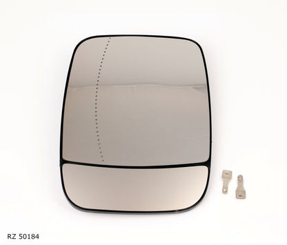 Glace de rétroviseur chauffante — Renault Trafic — à partir de 2014 — côté gauche — chauffante, avec support — RZ 50184 — vue 1