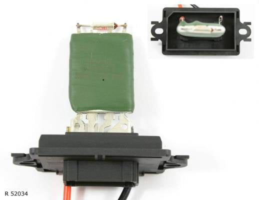 Résistance de pulseur d’air habitacle — Renault Mégane à partir de 2002, climatisation manuelle ou sans climatisation — R 52034 — vue 2