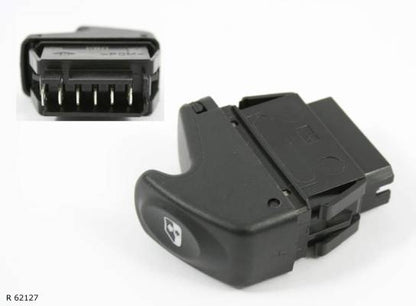 Interrupteur de lève-vitre — Renault Mégane/Kangoo, 6 broches — R 62127 — vue 3