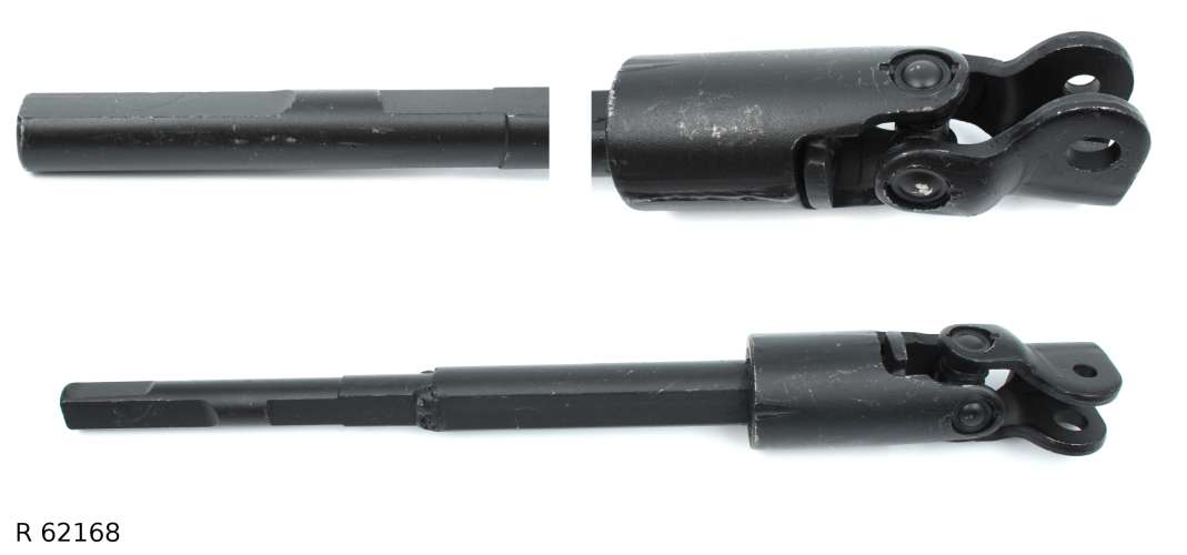 Arbre inférieur de colonne de direction — Renault Master 1998–2003, partie inférieure — R 62168 — vue 1