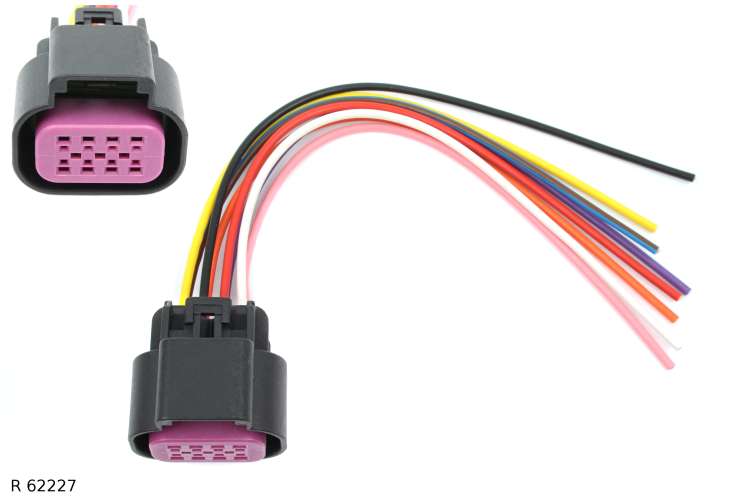 Connecteur électrique de réparation — Citroën Jumper à partir de 2006, connecteur de feu avec fils — R 62227 — vue 1