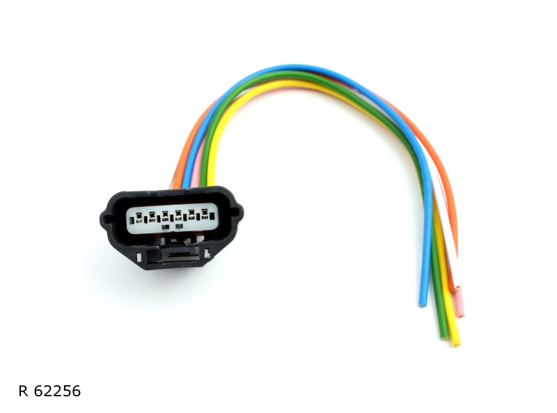 Connecteur électrique de réparation — vanne EGR Renault 1.9 dCi à partir de 2005, 6 broches, avec fils — R 62256 — vue 1