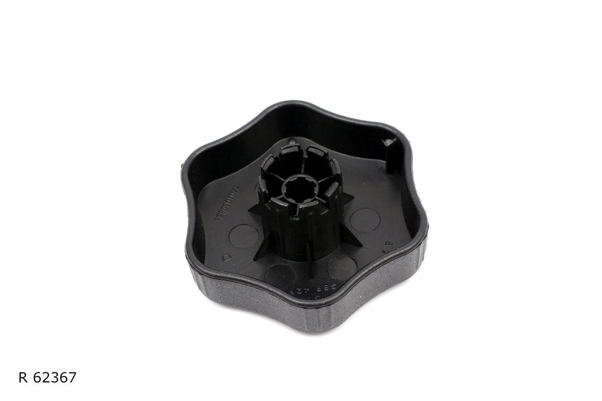 Molette de réglage de siège — Renault Clio III et Mégane II, noir — R 62367 — vue 2