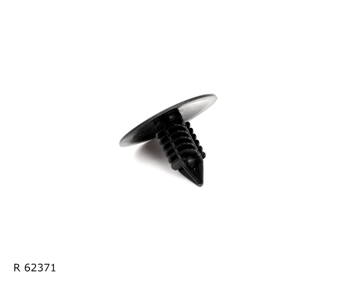 Agrafe de fixation de carrosserie — pare-boue Renault, tête carrée, dimensions indiquées 10 et 34 mm, à l’unité — R 62371 — vue 1